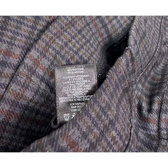 Sanctuary x Anthropologie Plaid Leggings Small Gray Stretch Pants Size Small - Picture 7 of 9